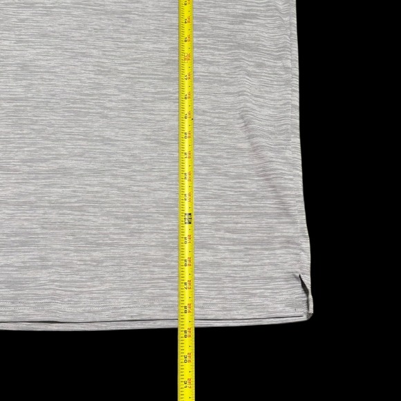 Oakley Center Logo Heather Gray Athletic Regular Fit Polo Shirt Men's Large‎ - Picture 8 of 8